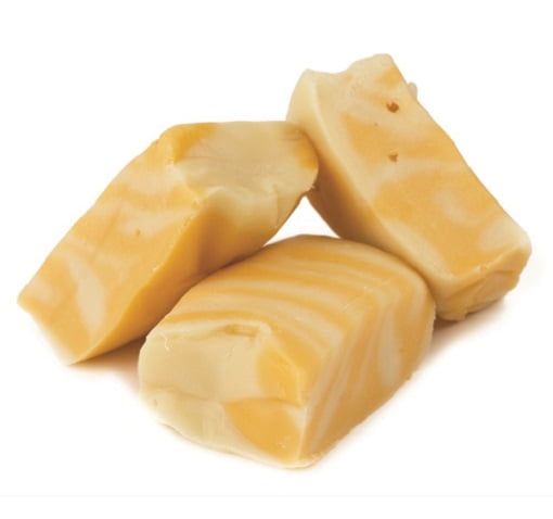 Creamsicle Orange & Cream Swirl Fudge smooth creamy 1 pound by Country Fresh Food & Confections - Oliver Springs, TN