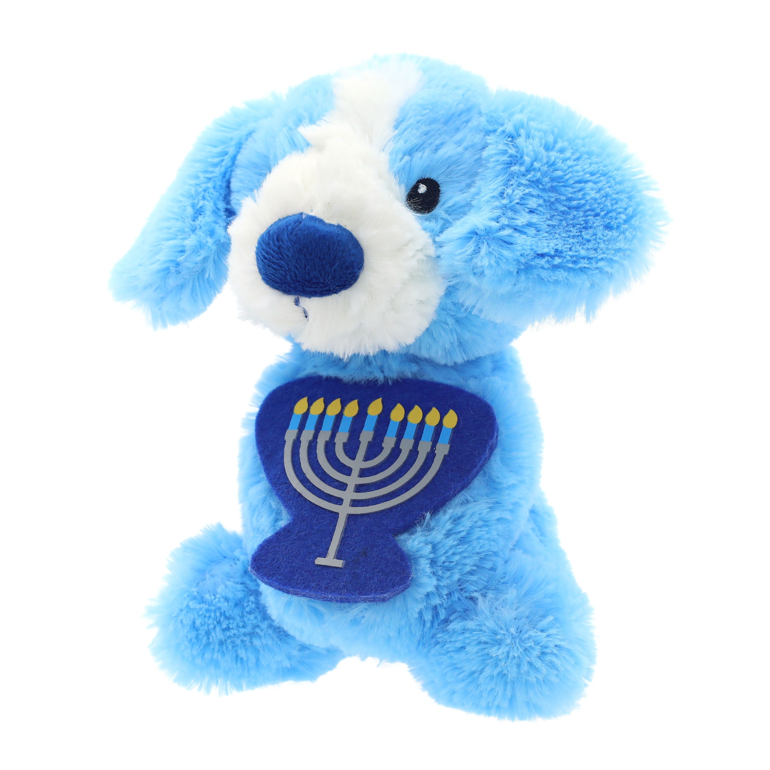 Hanukkah 6.25 in Plush Blue Puppy, Child, by Way to Celebrate