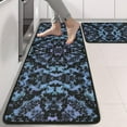 thumbnail image 2 of Kitchen Rugs Sets Of 2,Blue Abstract Pattern Anti Fatigue Kitchen Mat Rugs Non Slip Washable,Decorative Kitchen Floor Mats for Kitchen,Sink,Laundry,17"x47"+17"x47", 2 of 5