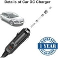 thumbnail image 4 of BigNewPowered Replacement Vehicle Power Adapter Compatible with LY-02 LY02 Dual Screen DVD Player Car Charger, 4 of 5