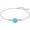 blue, variant on Opal Anklet/Bracelets for Women, S925 Sterling Silver Adjustable Foot Beaded Round Charm Ankle Bracelet Anklets Jewelry Anniversary Birthday Gifts for Women-1