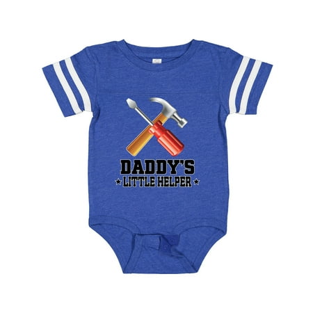 

Inktastic Daddy Little Helper Outfit Tools Gift Baby Boy Bodysuit