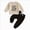 A11-Khaki, variant on Boys 2 Piece Outfits Long Sleeve Sweatshirt Top Sweatpants Fall Winter Clothing Set 6-12 Months 12-24 Months 2T 3T 4T 5T 6T 7T 8T 9T Children(Khaki,3-4 Years)