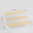 thumbnail image 5 of 1-5 Layers Wooden Ladder Rack Acrylic Multi-layer Ladder Display Rack, 5 of 11
