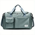 thumbnail image 1 of Large Capacity Tote Storage Pouch, Lightweight Waterproof Sports Yoga Bag, Portable Travel Crossbody Bag, 1 of 5