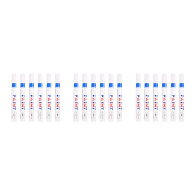Maytalsory 6piece Smooth Writing Marker Pens Waterproof And Easy To For Any Surface Wide Range Of Surfaces blue 3Set