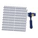 thumbnail image 1 of Kit de reparación de cremalleras Tiradores de cremalleras Universales Resistentes Desmontables Repuestos para Azul marino, 1 of 9