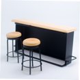thumbnail image 3 of YSNOOWE 3 Pcs Micro World Decor Bar Counter Set Wood Assorted Color Layout Props, 3 of 8