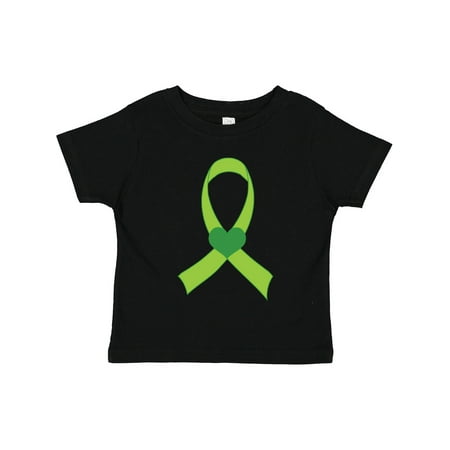 

Inktastic Lime Green Heart Ribbon Gift Toddler Boy or Toddler Girl T-Shirt