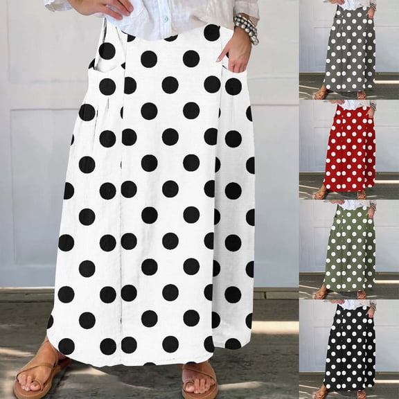 Antinious Winter Skirts for Women,Skirts for Women Trendy,Dresses for Women Fashion Loose And Comfortable Long Dress,Black,XXXXXL