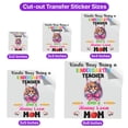 thumbnail image 5 of Kinda Busy Being Kindergarten Teacher and Maine Coon Mom Cutout Transfer Sticker Cat Lover Kitten Owner Gifts Transparent Decal Art Decor - 02005, 5 of 5