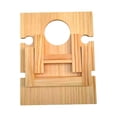 thumbnail image 1 of Mesa de picnic de vino al aire libre Mesa de picnic portátil plegable y bandeja de queso con disposición estable de alimentos Mesa de copas de vino de madera maciza para conciertos en el parque, 1 of 8