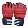 thumbnail image 1 of Almencla 2 Pcs Gants de Boxe Palmiers Creux Confortables Rouges pour Adulte Unisexe Entraînement Physique TG, 1 of 8
