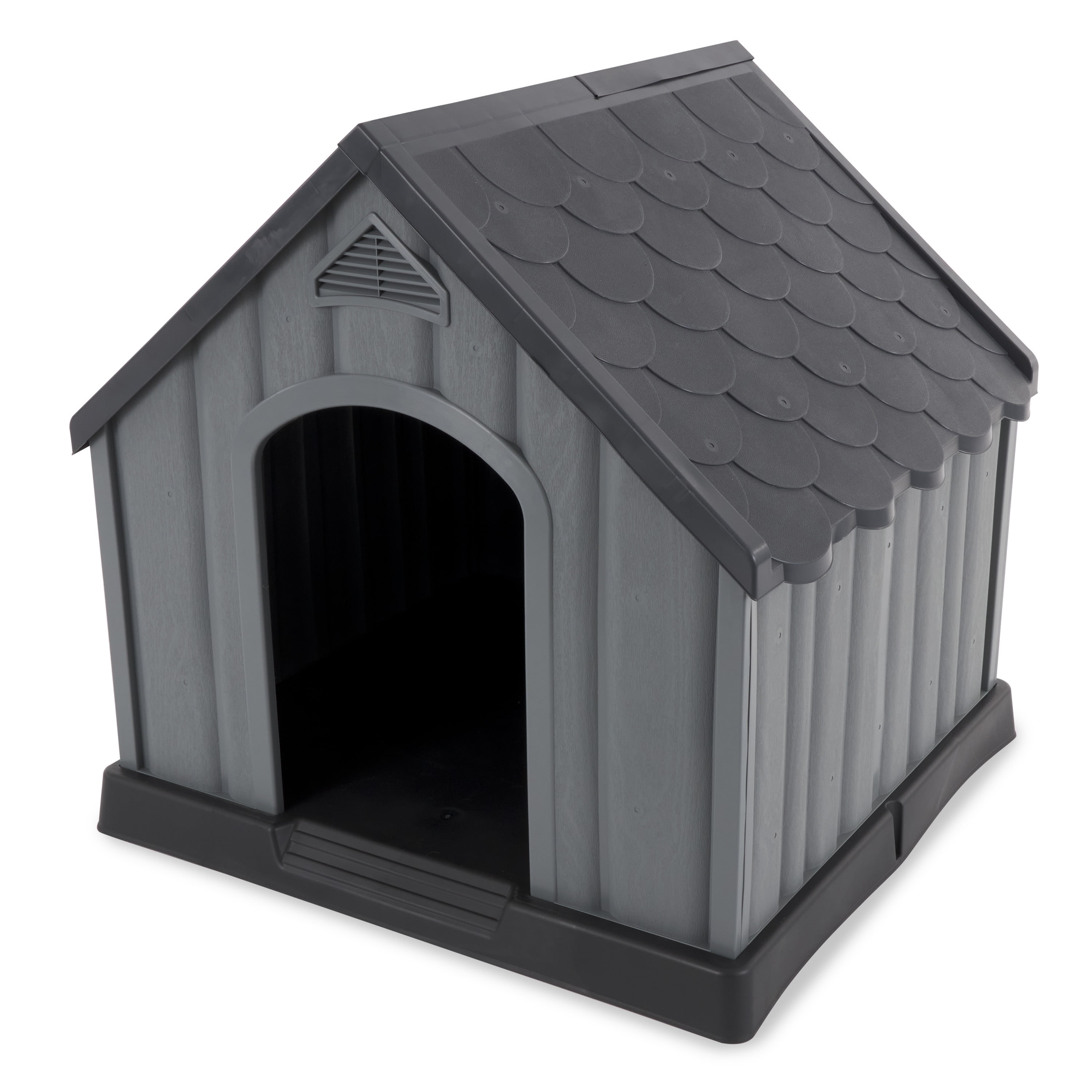 XL Plastic Dog Kennel Pet House Weatherproof Indoor Outdoor Animal Shelter NEW 