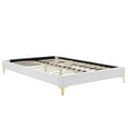 thumbnail image 2 of Modway Sutton Queen Performance Velvet Bed Frame in White, 2 of 7