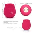 thumbnail image 4 of Rose Toy for Woman, Vibrator and Adult Sex Toys with 10 Vibrating Clit Stimulator for Women Couples - MMQ, 4 of 8