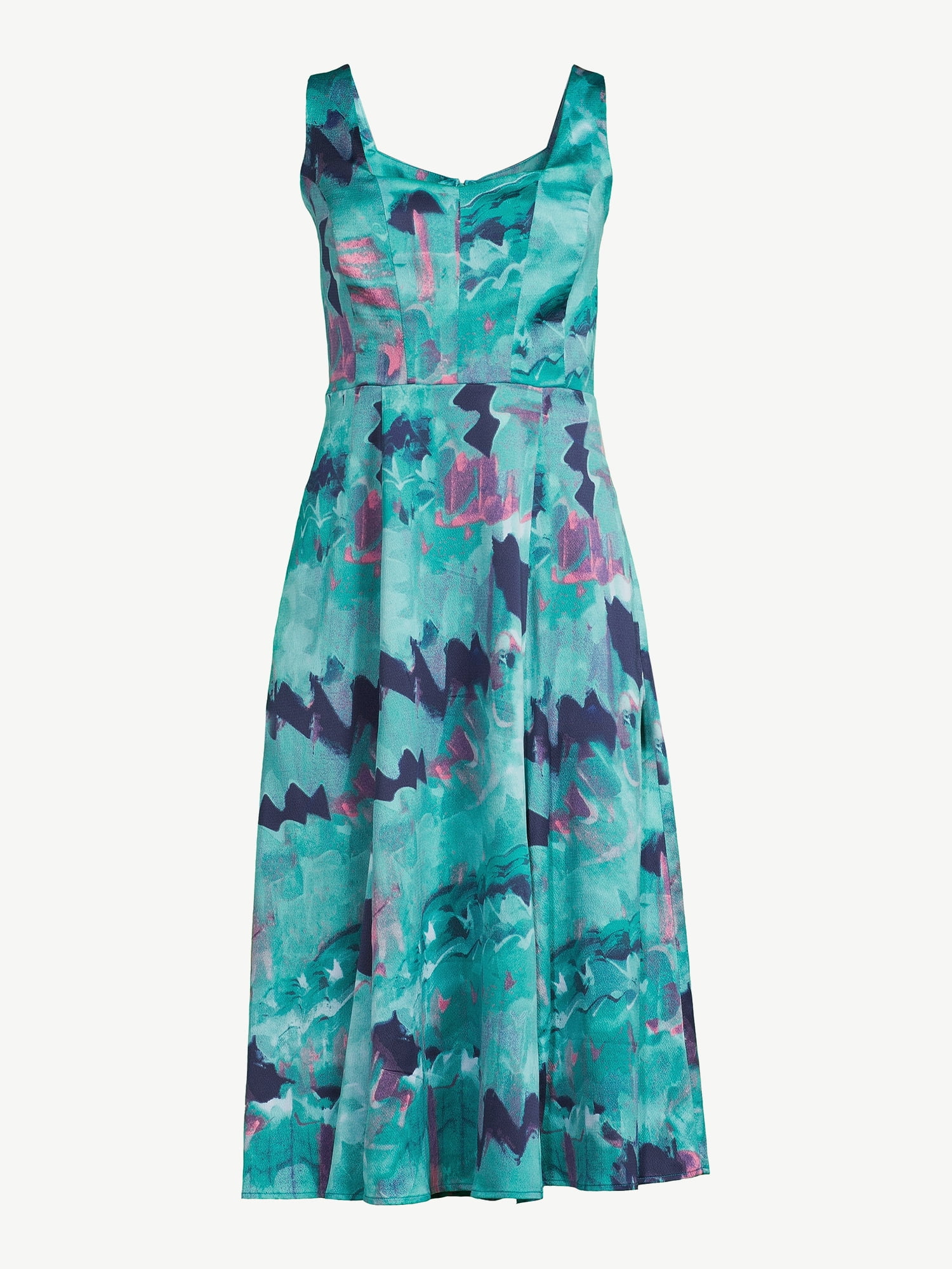Sofia Jeans by Sofia Vergara Women's Sleeveless Tea Length Dress
