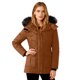 thumbnail image 4 of AUNVITO Women's Winter Detachable Hood Down Jacket with Warm Fleece Lining Casual and Functional Style, 4 of 9