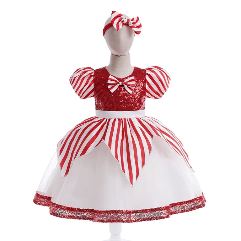 beaded christmas dress Gubotare Toddler Luxury Lace Dresses Puffy Off Shoulder Ball Gowns with Bow Applique Dress with Train Size 5T 6T(Red,5-6 Years) A-Line/Princess Scoop Neck Short vintage evening dress patterns 3 Years (100cm) 56 Size:42/L