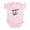 Petal Pink, variant on CafePress - Just Hangin Body Suit - Baby Light Bodysuit, Size Newborn - 24 Months