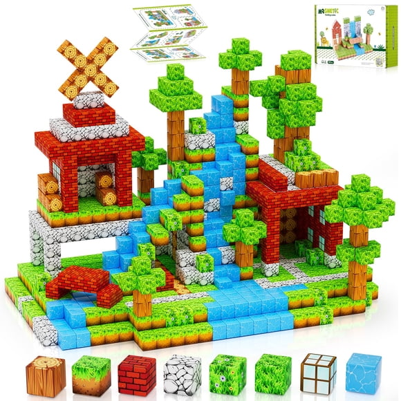 Set de bloques magnéticos HOTERA de 157 piezas, cubos de 2,5 cm, juguete STEM