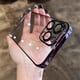 thumbnail image 2 of Fundas transparentes chapadas de lujo para iPhone 15, 14, 13, 12, 11 Pro Max, 15 Plus, funda a prueba de golpes, cubierta suave, accesorios para teléfono, 2 of 5