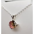 thumbnail image 5 of 1.5ct Watermelon Tourmaline Sterling Silver Necklace, 5 of 5