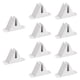 thumbnail image 2 of 10 pies de valla antideslizantes para perros, soporte para puerta de interior, puerta triangular para perros blanco, 2 of 9