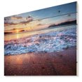 thumbnail image 1 of Design Art - Blue Sea Waves during Sunset, 1 of 5