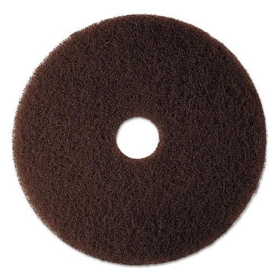 Low-Speed High Productivity Floor Pad 7100, 21" Diameter, Brown, 5/Carton
