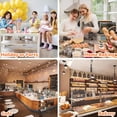 thumbnail image 3 of 200 Pcs Bread Bags for Homemade Bread, Sourdough Paper Bags With Window, 50% Thicker 13.7x8.2x3.7in, A Large Bakery Bag Used for Storage Sourdough & Snacks, 210 Cute Sealing Stickers With Ties, 3 of 5