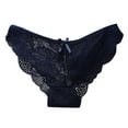 thumbnail image 5 of MZXELPRJD Womens Underwear Low Waist Striped Tangas No Show Bikini Custom Thongs Women Underwear Panties Cotton Thong High Waisted Underwear for Women Blue XL, 5 of 5