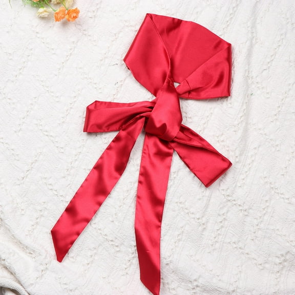 jojofuny Red Sash Belt 1Pcs Wide Ribbon For Women's Clothing Formal Events