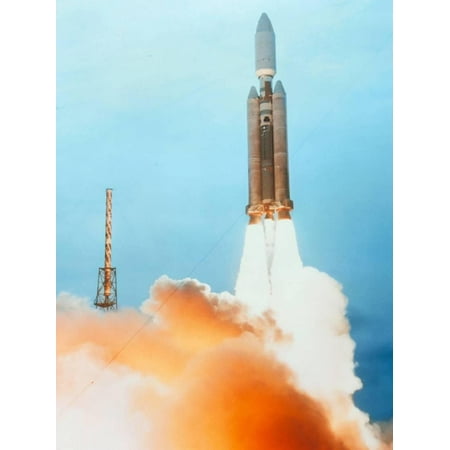 Titan Rocket - Launch of a Titan IV Rocket Print Wall Art By Lockheed Martin