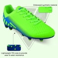 thumbnail image 2 of Botines de fútbol Vizari Santos Firm Ground Kids, unisex, color verde y negro, 2 of 7