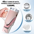 thumbnail image 3 of Sikiie High Heel Shoes Butterfly Insulated Stainless Water Bottle Lid Travel Mug Cup Insulated Tumblers Cup 40oz Ice Bully With Handle, 3 of 8