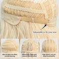 thumbnail image 3 of Pelos rizados Ajuste ajustable Pelucas de cabello dorado Suministros de cosplay para damas y niñas Cgtredaw Para estrenar, 3 of 9