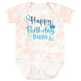 thumbnail image 3 of Inktastic Blue Happy Birthday Daddy Boys or Girls Baby Bodysuit, 3 of 5
