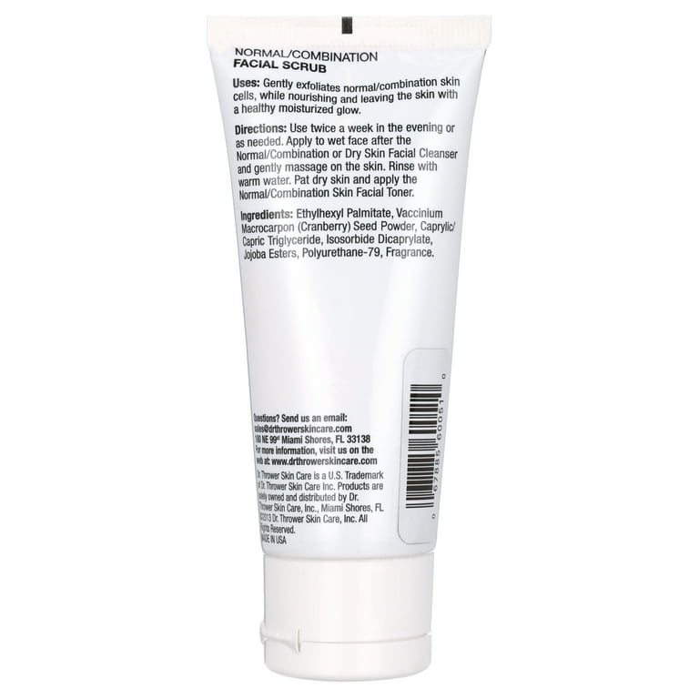 Dr. Thrower's Skin Care Normal and Combination Facial Scrub