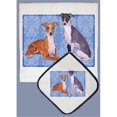 thumbnail image 1 of Italian Greyhound Ensemble de Torchon et Porte-Casseroles, 1 of 1