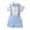 N92-Sky Blue, variant on RMGVDSD Little Baby Boy Clothes Suit Toddler Boys Short Sleeve Dress Shirt Tops Suspenders Shorts Child Kids Gentleman Outfits 6-7 Years