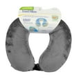 thumbnail image 4 of Cloudz Comfort Gel Memory Foam Travel Neck Pillow - Gray, 4 of 7