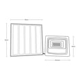 thumbnail image 3 of Lámpara Panel Solar Exterior LED 60W 6500K Luz Blanca IP67 Lumimexico General Lighting 20808-2 / Moderno / Lámpara Panel, 3 of 3