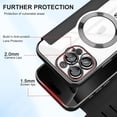thumbnail image 2 of CASEFIV for iPhone 16 Pro Max Case,Compatible with Magsafe,Slim Fit Flip Protective PU Leather Wallet Case with RFID Blocking Card Slot Build-in Len Protector,Black, 2 of 7
