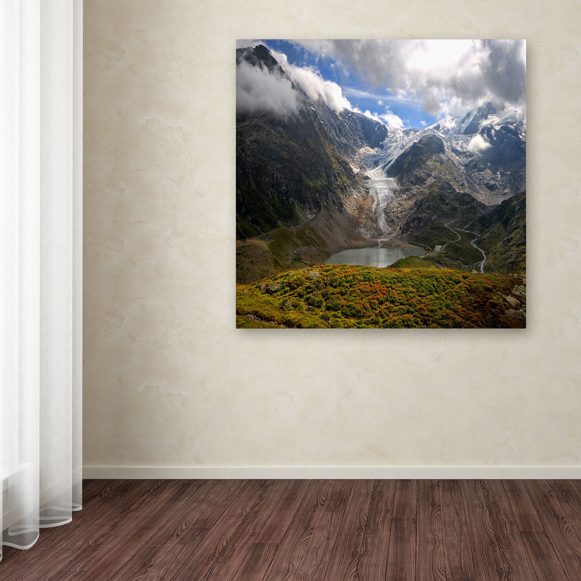 Trademark Fine Art 'River of Ice' Canvas Art by Philippe Sainte-Laudy