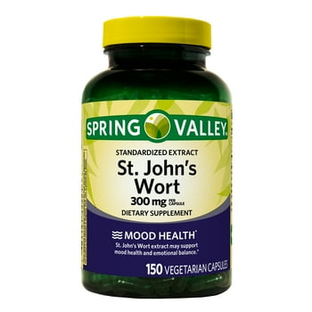 Spring Valley St. John's Wort Standardized Extract s Dietary Supplement, 300 mg, 150 Count