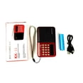 thumbnail image 4 of Radio Portable Mini Rechargeable K11 FM à Main Numérique FM USB TF Lecteur MP3 Haut-Parleur, 4 of 8
