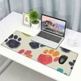 thumbnail image 6 of Heduofu Mouse Pad Colorful Dog Paw Print,Puppy Footprint Rectangle Mousepad Non-Slip Rubber Base Computer Mouse Pad for Laptop, Office, Home -  31.5x11.8 in, 6 of 6