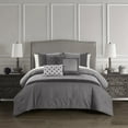 thumbnail image 5 of Malda 6 Piece Comforter Set Jacquard Geometric Diamond Pattern Color Block Design Bedding, 5 of 10