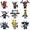 thumbnail image 1 of Bloques de construcción inodoro del hombre del juego de TV y serie, 9 mini figuras de bloques de construcción, juguete regalo para niños y fans, 1 of 10